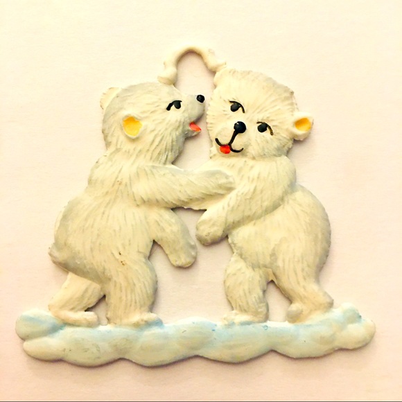 Other - Wilhelm Schweizer Hand Painted Polar Bear Christmas Ornament